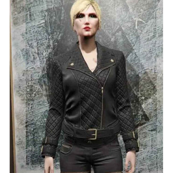 Gta 6 Female Protagonist Quilted Jacket