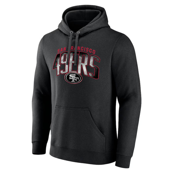 San Francisco 49ers Black Pull Over Hoodie