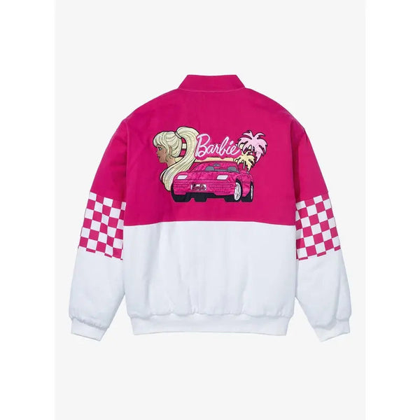 Barbie Checkered Racing Pink Jacket