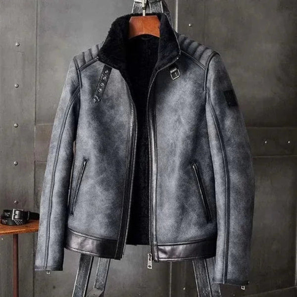 Christopher Grey Shearling Leather Jacket