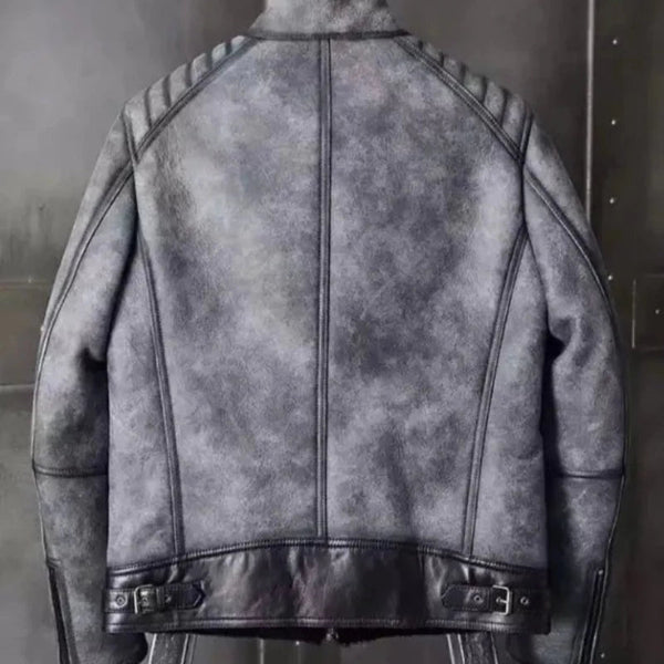 Christopher Grey Shearling Leather Jacket