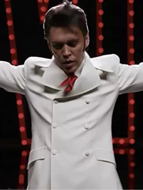 Elvis Presley Austin Butler White Coat