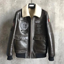 Jonathan Brown Shearling Bomber Jacket