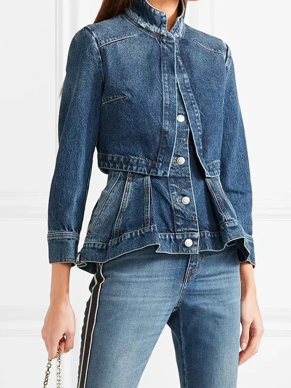 Michelle Obama Double Denim Jacket