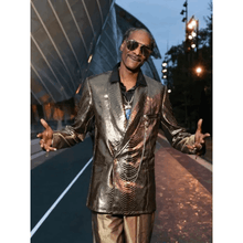 Snoop Dogg 2024 Paris Olympic Golden Blazer