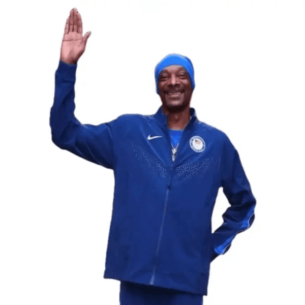 Snoop Dogg Olympics 2024 Blue Tracksuit