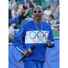 Snoop Dogg US Olympic Trials Blue Tracksuit