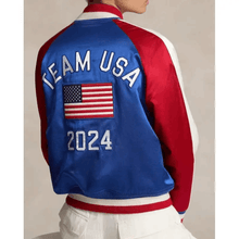 Team USA Satin Baseball Jacket