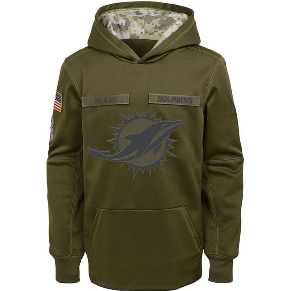 Miami Dolphins 2018 Green Fleece Hoodie