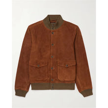 A Man In Full 2024 Jeff Daniels Brown Suede Jacket