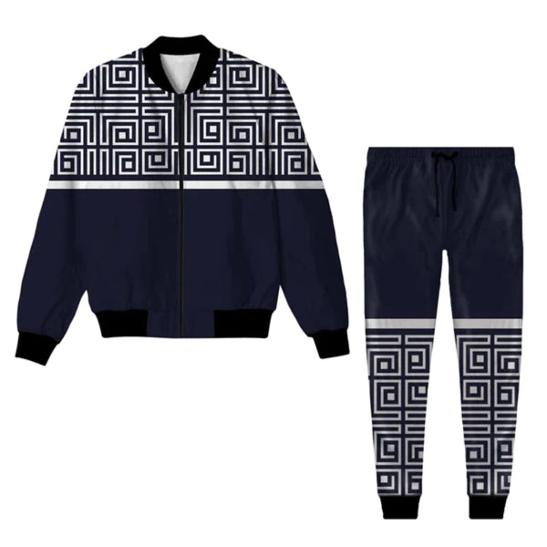 Abstract Print Tracksuit