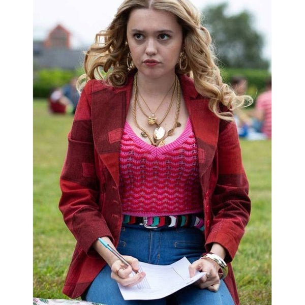 Aimee Gibbs Sex Education Red Blazer