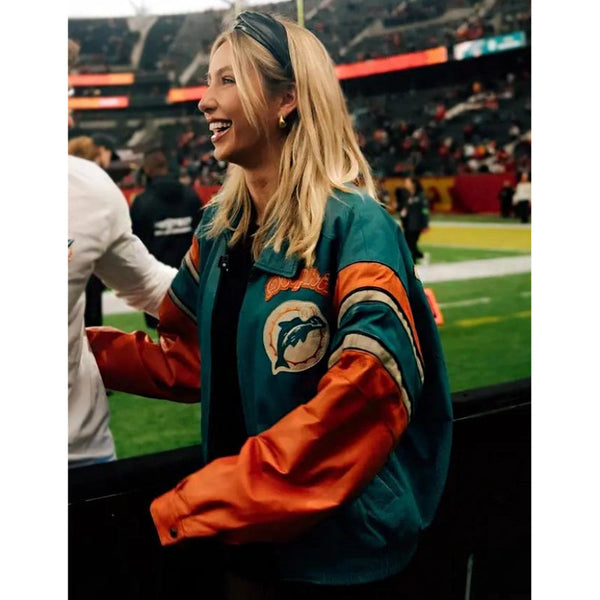 Alix Earle Miami Dolphins Jacket