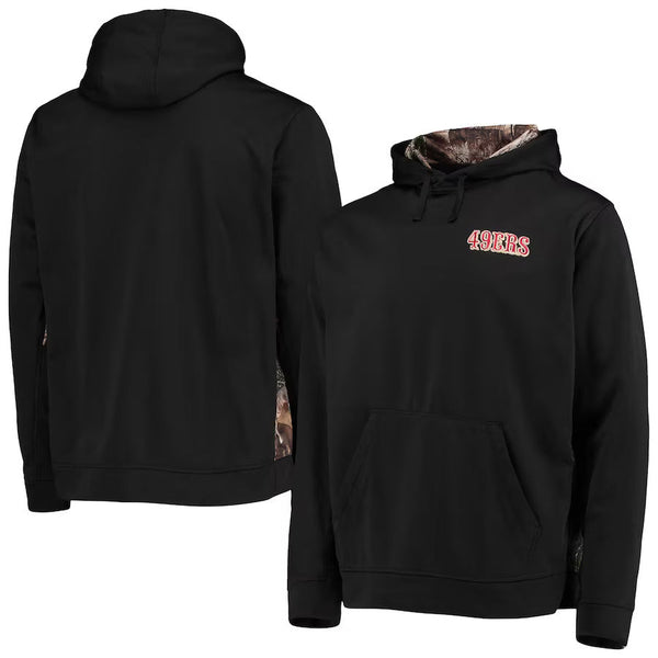 San Francisco 49ers Football Team Black Fleece Pull Over Hoodie