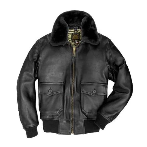 Mark Us Black Shearling Bomber Jacket