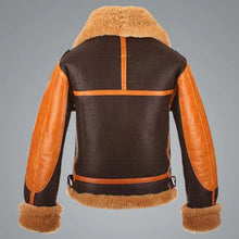Andrew Aviator Brown Leather Jacket