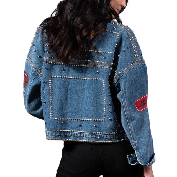 NFL Arizona Cardinals Blue Denim Jacket