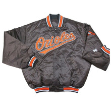 Baltimore Orioles Black Satin Jacket