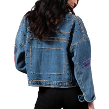 NFL Baltimore Ravens Blue Denim Jacket