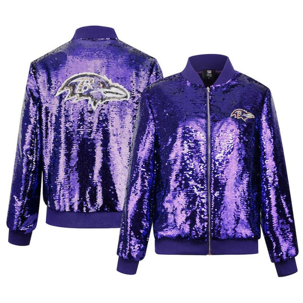 Baltimore Ravens Sequins Jacket