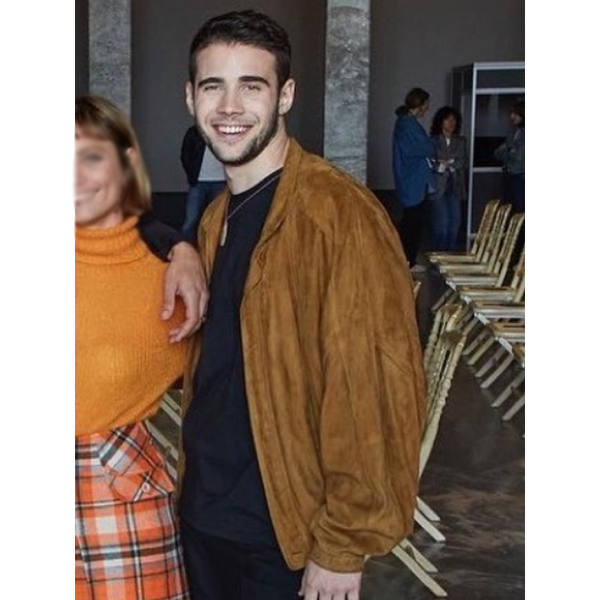 Berlin S01 Roi Brown Suede Leather Jacket