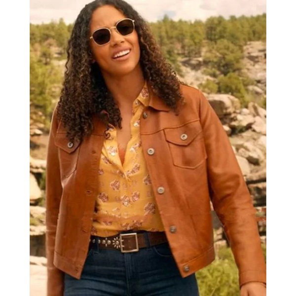 Big Sky S03 Kylie Bunbury Leather Jacket