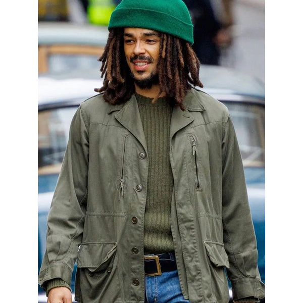 Bob Marley One Love Kingsley Green Jacket