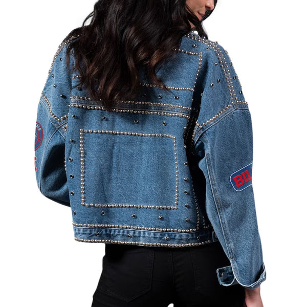 NFL Buffalo Bills Blue Denim Jacket