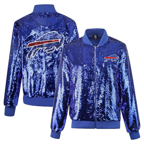 Buffalo Bills Blue Sequins Jacket