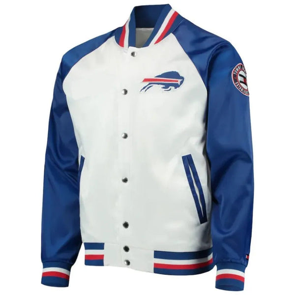 Buffalo Bills Satin Varsity Jacket