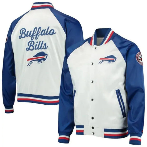 Buffalo Bills Satin Varsity Jacket