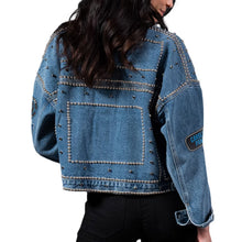 NFL Carolina Panthers Blue Denim Jacket