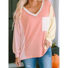 Casual Striped Multicolor Hoodie Women