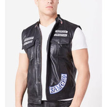 Charlie Hunnam SOA Sons of Anarchy Leather Vest