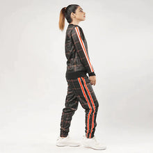 Checkered Print Fleece Tracksuit