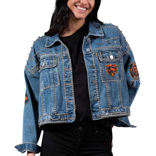 NFL Chicago Bears Blue Denim Jacket