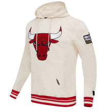 Chicago Bulls White Fleece Hoodie