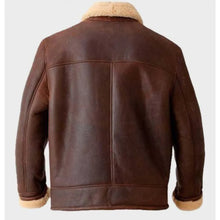 Clark Brown Shearling Leather Jacket