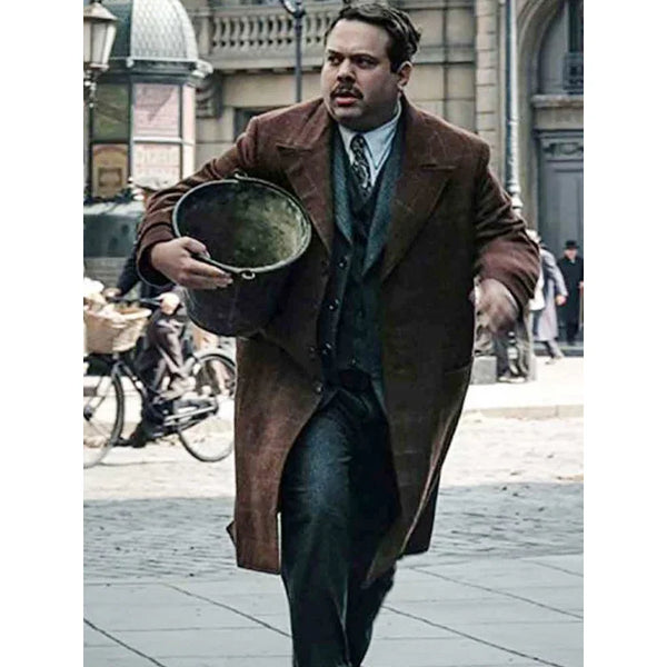 Dan Fogler Fantastic Beasts 2 Brown Trench Coat