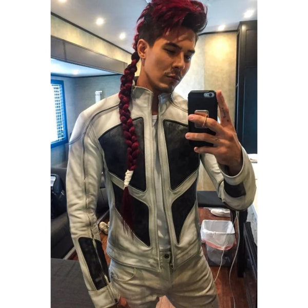 Deadpool 2 Lewis Tan Leather Jacket