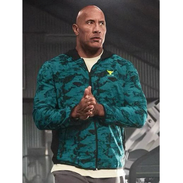 Dwayne Johnson Green Hoodie