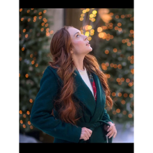 Falling for Christmas 2022 Lindsay Lohan Green Coat