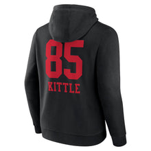 Sf 49ers George Kittle Black Fleece Pull Over Hoodie
