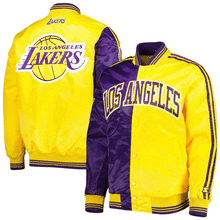 Men's Los Angeles Lakers Starter Purple/gold Satin Jacket