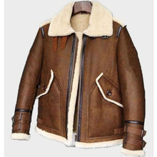 Harris Brown Shearling Leather Jacket