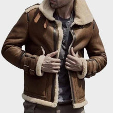 Harris Brown Shearling Leather Jacket