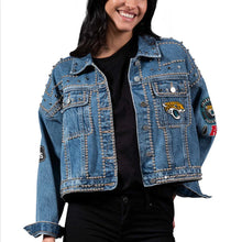 NFL Jacksonville Jaguars Blue Denim Jacket