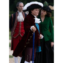 Jeanne du Barry Johnny Depp Louis XV Red Velvet Coat