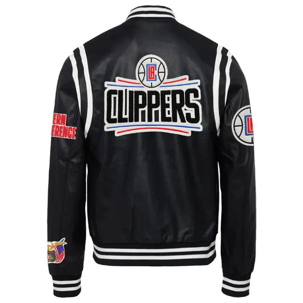 Jeff Hamilton X Los Angeles Clippers Leather Jacket