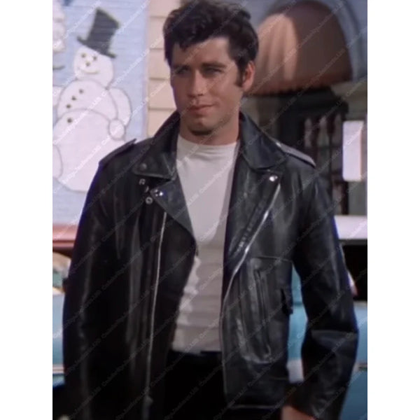 John Travolta Grease T Birds Black Jacket